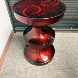 Red Side Table