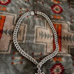 VVS1 14mm Moissanite Cuban Chain
