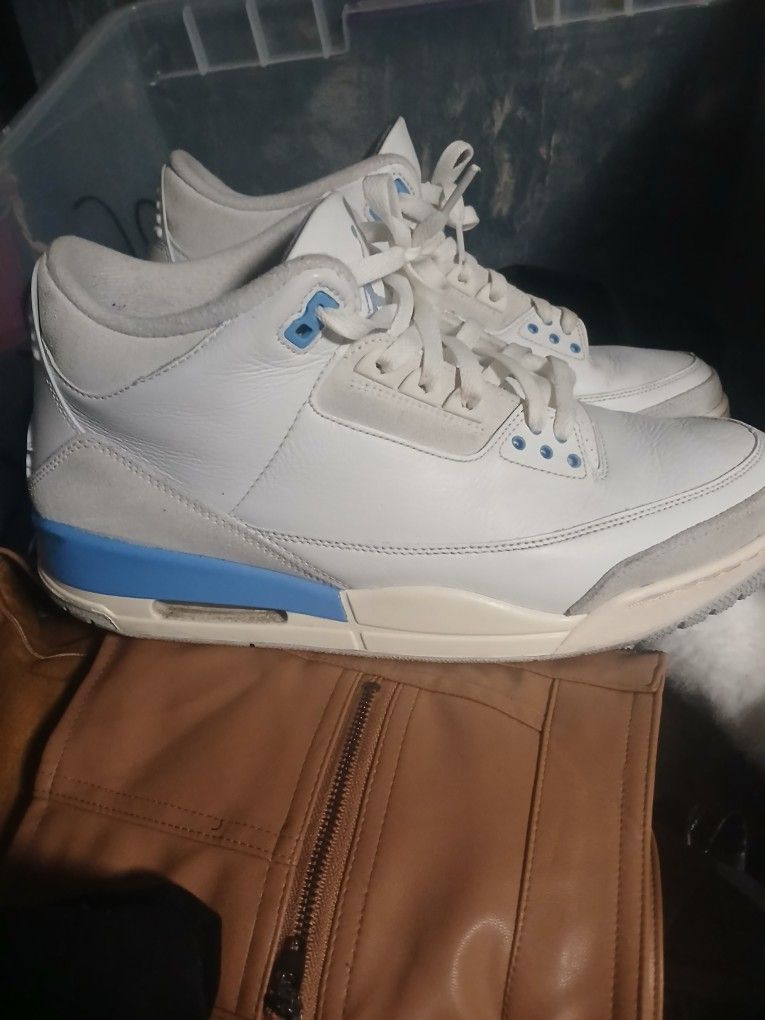 Retro Jordan's #3 In Like New Condition Asking $75 Obo No Box Size 12 Mens