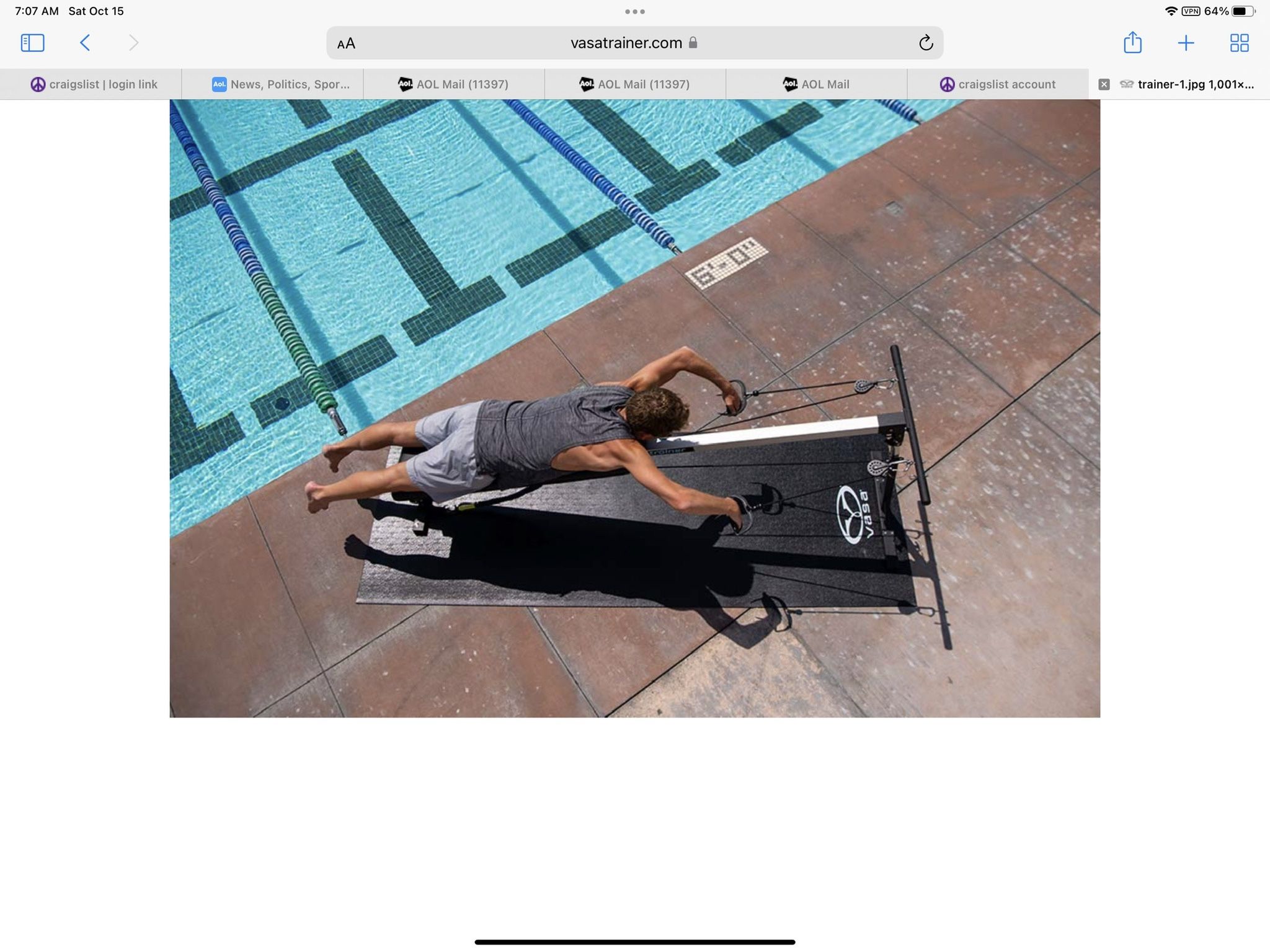 Vasa Swim Trainer Pro