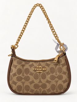 Coach New York Signature Chain Shoulder Bag
