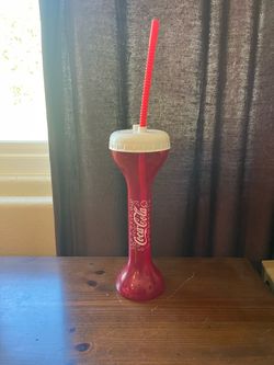 Coca-Cola collectible tall cup with Bendy straw Coca-Cola collectible tall cup with Bendy straw