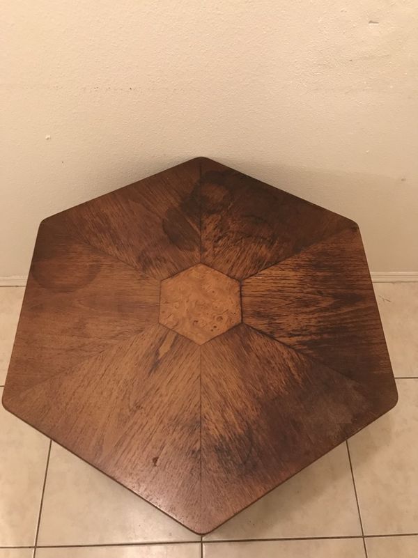 Vintage Drexel Hexagon End Table 15 Obo For In Port Vintage Drexel Hexagon End Table 15 Obo For In Port Charlotte Fl Offerup