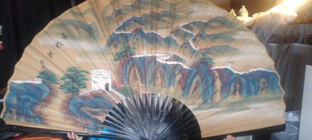 Vintage Chinese Wall Fan
