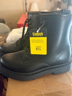New TredSafe Combat Boots - size 6 1/2