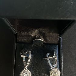 Brand New Never Used Diamond Earrings From Macys