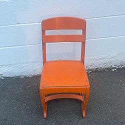 Kids School Chair.  Vintage 