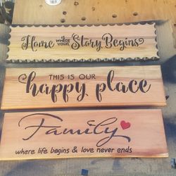 Wood Sign