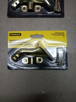 Brass handrail bracket