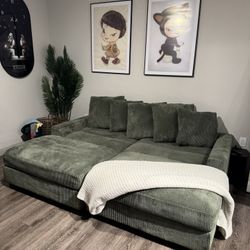 Corduroy Couch 4 Piece Sectional