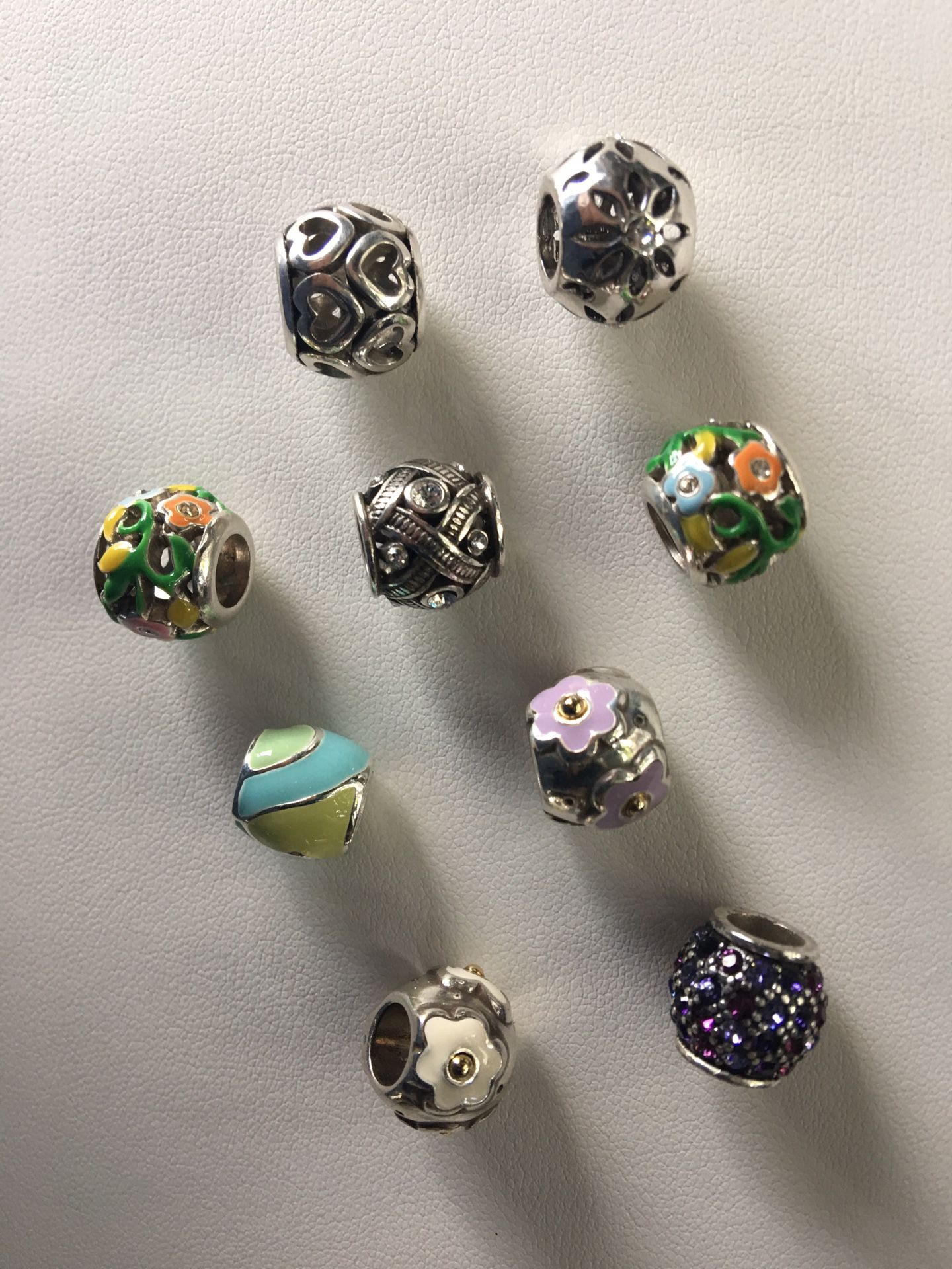 Brighton Bracelet Charm Beads Lot of 9