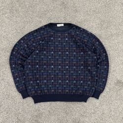 90s knit sweater mens size XL