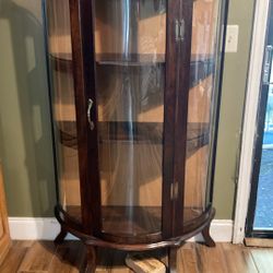Curio Cabinet With Glass Door