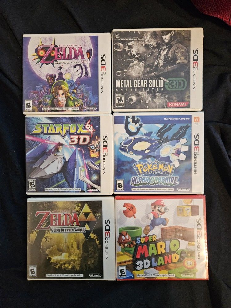 Nintendo 3DS GAMES ALL SEALED