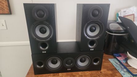 Elac debut 2.0 center and shelf speakers