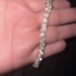 Matching Set 10ct Diamond Bracket With Necklace