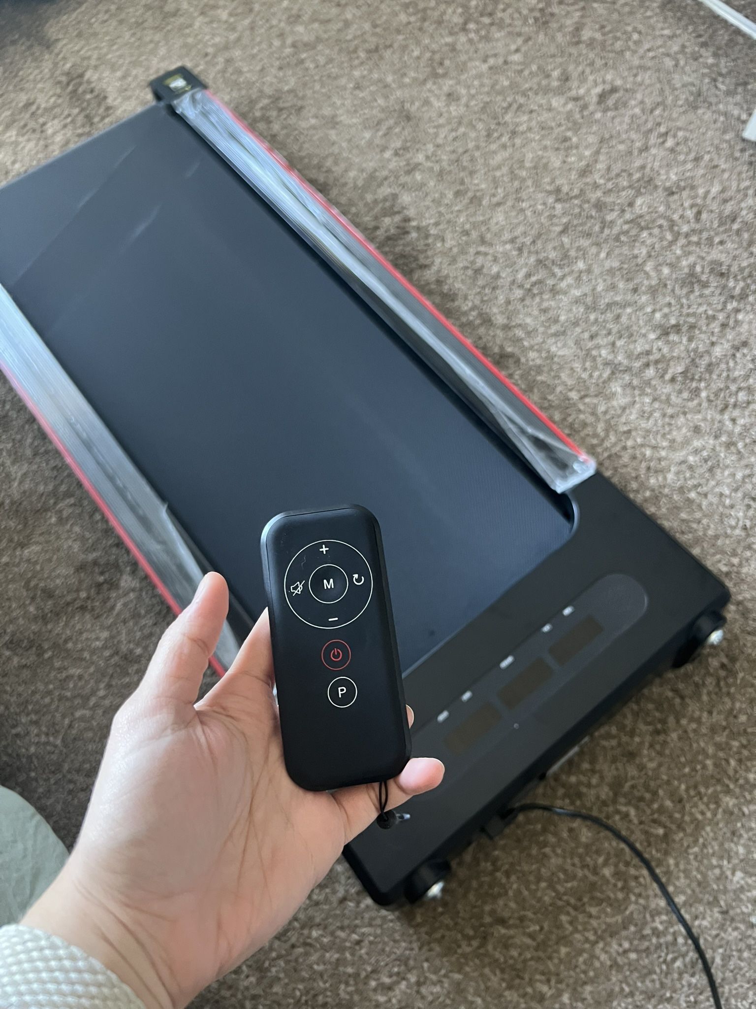 Under Desk Walking Pad Treadmill With Remote Control