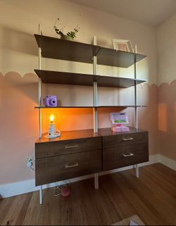 2 tier ladder bookshelf