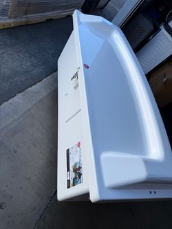 Taylor Made 83555 Stow N Go 73" Fiberglass Dock Box Storage Chest Top Seat
