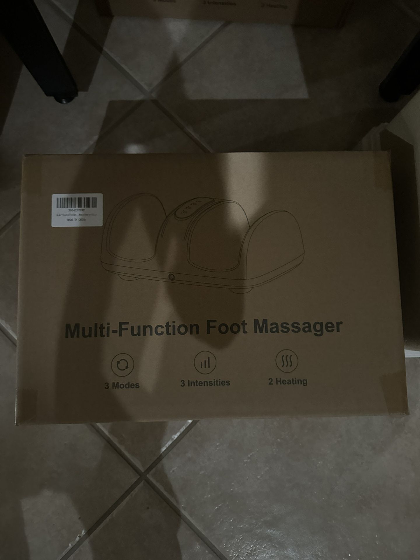 Shiatsu Foot Massager Electric Feet Massage with Heat and Deep Tissue Kneading for Stress Relief, Deep Rolling