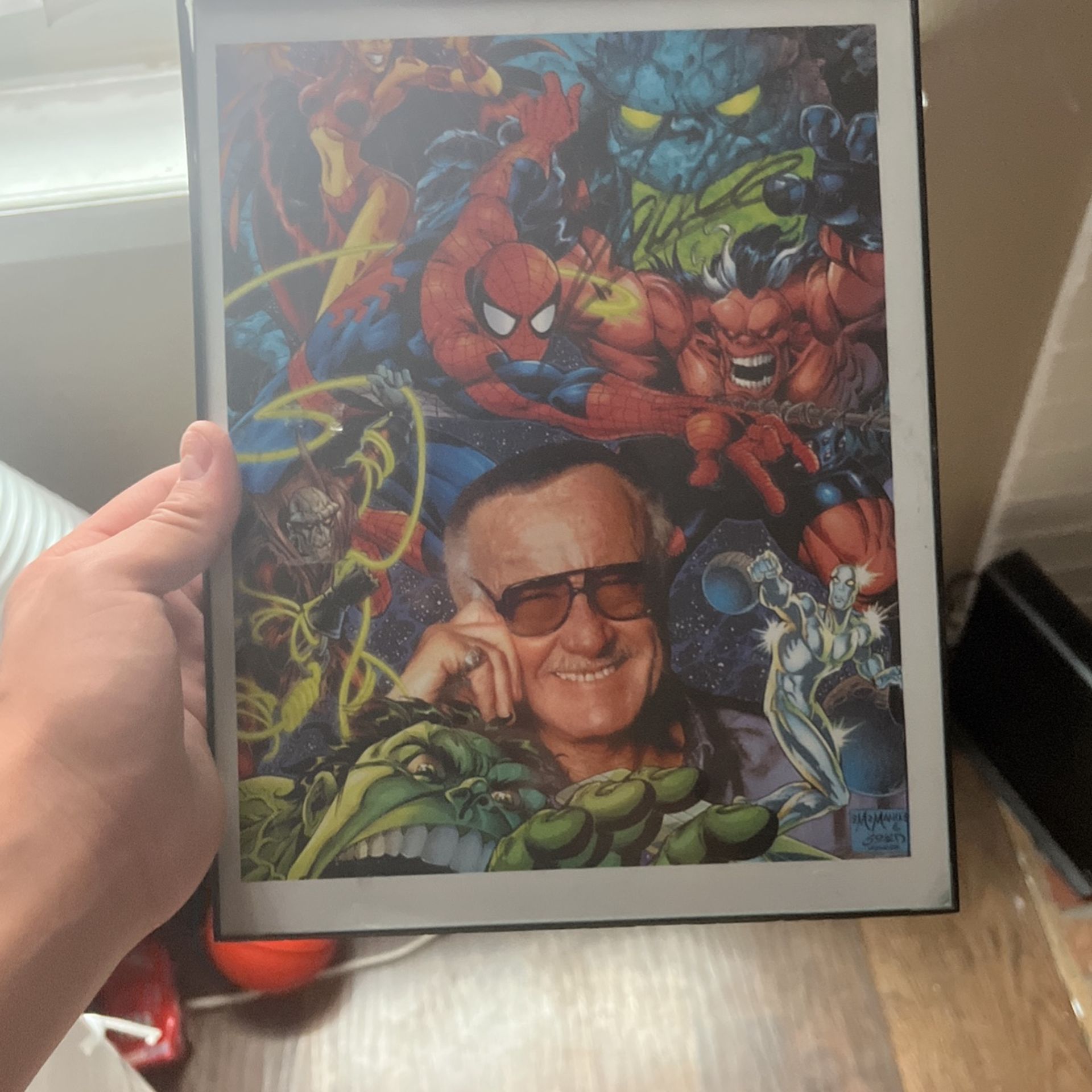 Stan Lee Sig Framed Poster