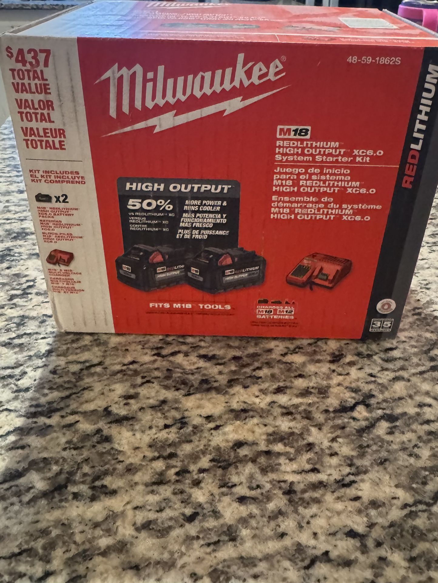 Milwaukee High Output Battery Charger For M18 And M12 Batteries.