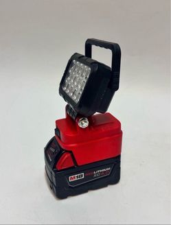 🚀 LED Work Light For Milwaukee Battery M18 with 2 USB Porte