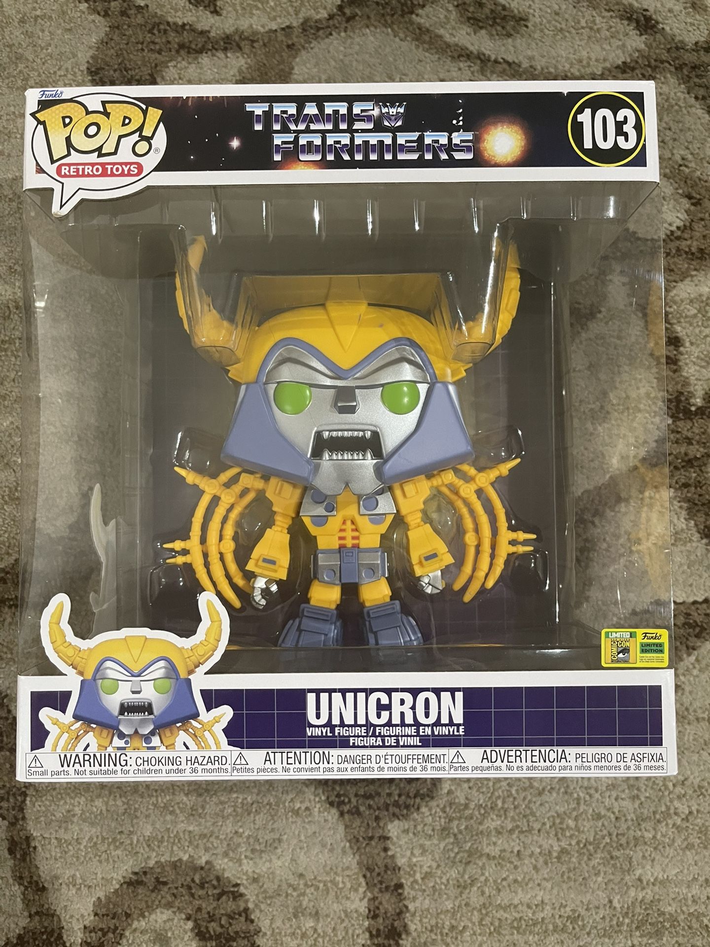 Sdcc unicron cheap