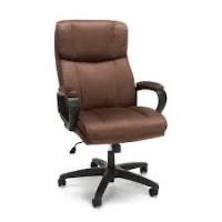 ESS-3081-BRN (Essentials by OFM Plush High-Back Microfiber Office Chair. In brown