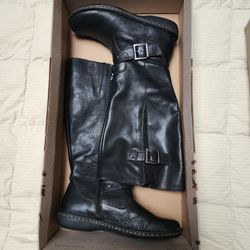 Women's BOC Black Leather Boots 