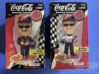Nascar Coca Cola 9” Bobby Labonte & Dale Jarrett Bobblehead Limited Edition 5000