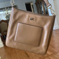 Brown Leather Michael Kors Crossbody Bag