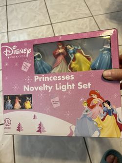 Princesses Novelty Light Set Count Of 10, All Prince Have String To Hang On Tree