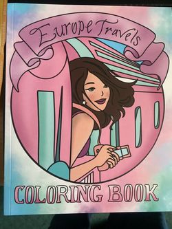 Europe Travels Coloring Book