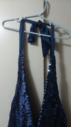 Forever 21 blue sequin flapper-esque party dress