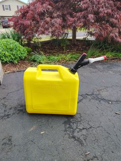Diesel fuel can with 2 gallons of fresh diesel