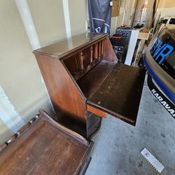 Vintage Drop Front Desk