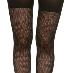NEW IN PACKAGE SpanxLove YourAssetsShaping Wish Bone TexturedShaping Tights by Sara Blakely Size 3