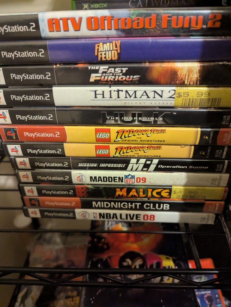 PS2 Game Lot, Mostly CiB