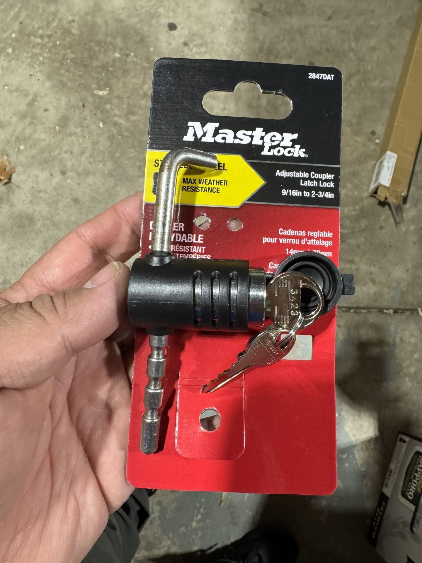 Coupler Latch Lock
