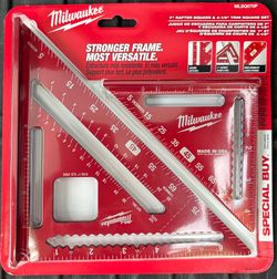 Milwaukee Rafter Square & Trim Square Set – Brand New - 14 units available
