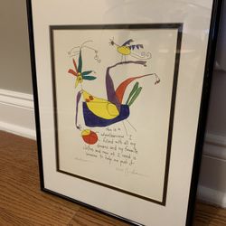 Framed Brian Andreas Story People Artwork