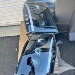 07-14 Cadillac Escalade/Escalade ESV/Escalade EXT LED Switchback Headlights Faros Calaveras Micas Luces 