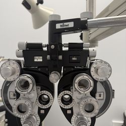 Optometrist equipment - professional eye exam