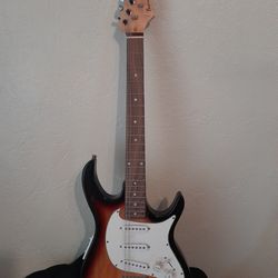 Burswood Electric Guitar With Fender Bag