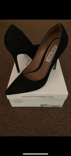 Steve Madden Paiton Black Heels