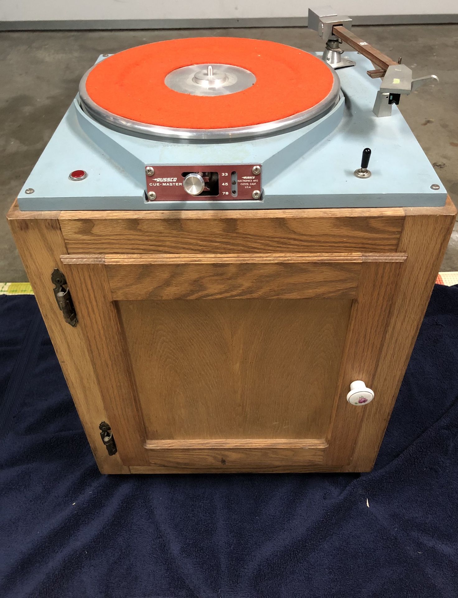 Russco Turntable Broadcast Radio Turntable Vintage