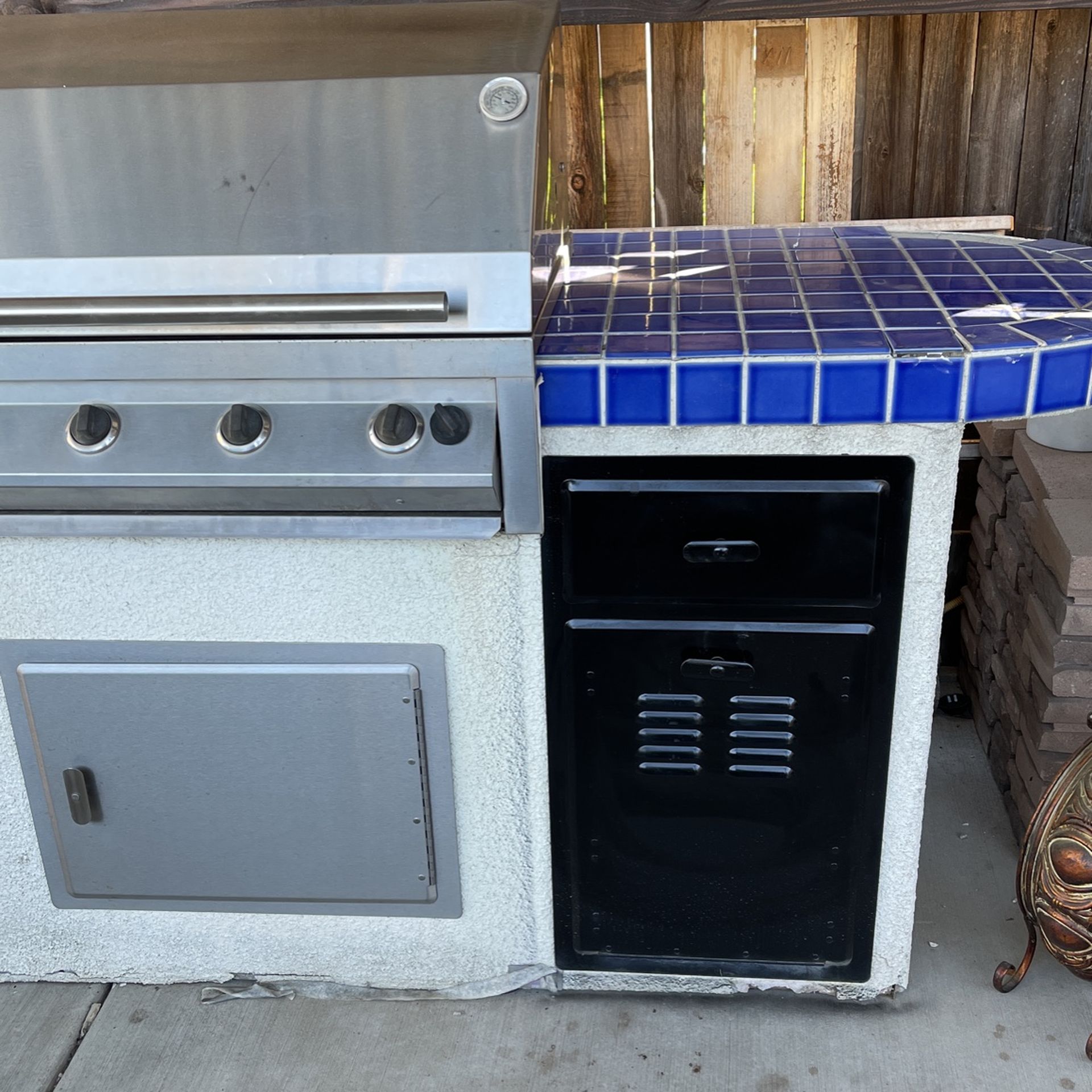 Outdoor Kitchen Island Only No Grill