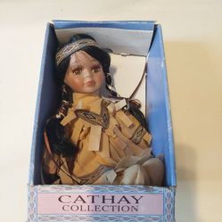 Cathay Collection Collectible Porcelain Doll 