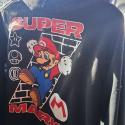 Mario Pullover Sweater Hoodie